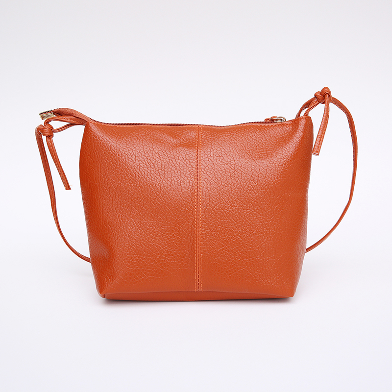 Fashion Minimalistic Compact Leather Women's Shoulder Bag