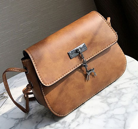 Elegant Crossbody Women’s Bag with Deer Pendant - Image 3