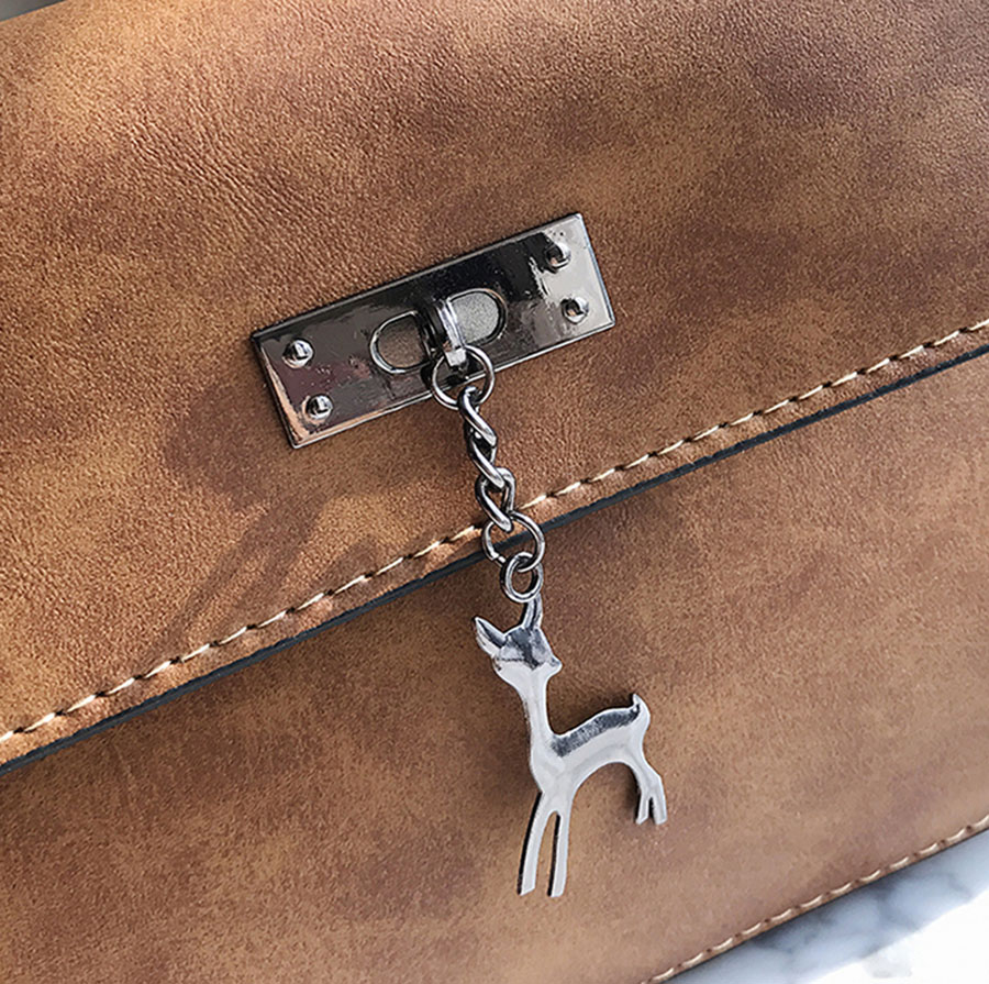 Elegant Crossbody Women’s Bag with Deer Pendant - Image 7