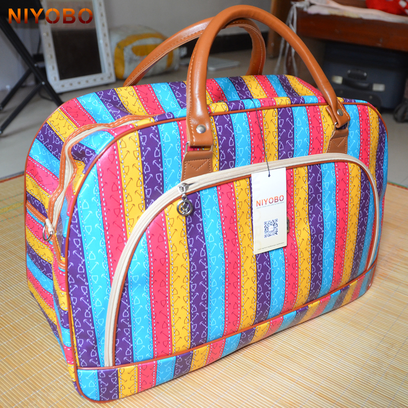 Striped Travel Bag - Image 5